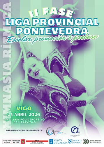 II Fase Provincial Pontevedra X. Rítmica - Escolar, Promoción e Prebase 2026