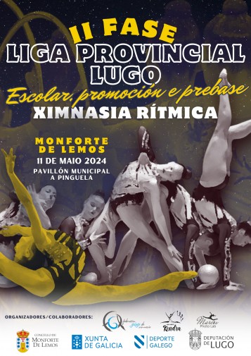 II Fase Liga Provincial Lugo X. Rítmica - Escolar, Promoción e Prebase