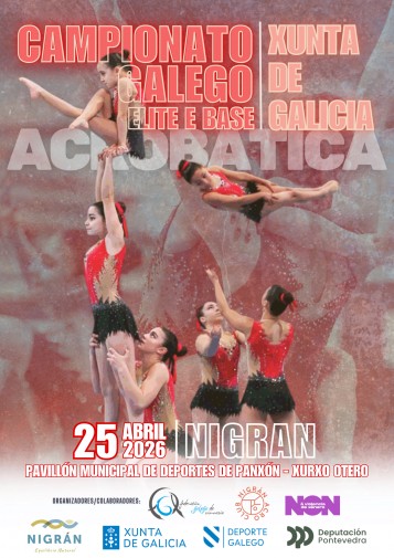 Campionato Galego Base e Elite Ximnasia Acrobática Xunta de Galicia 2026