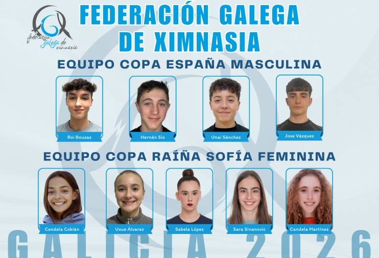 Equipos galegos para a Copa da Raíña Individual Iberdrola GR e a Copa España Masculina GR