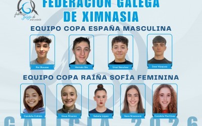 Equipos galegos para a Copa da Raíña Individual Iberdrola GR e a Copa España Masculina GR